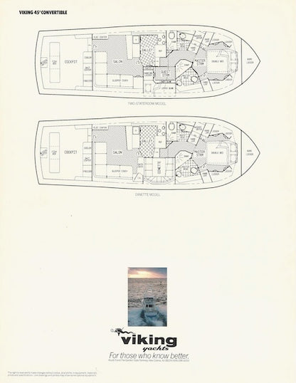 Viking 45 Convertible Brochure