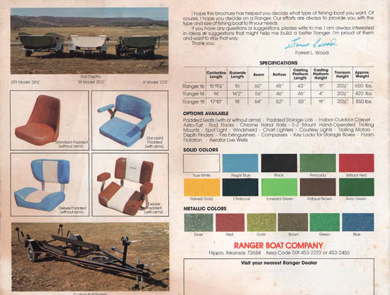 Ranger 1970s Brochure