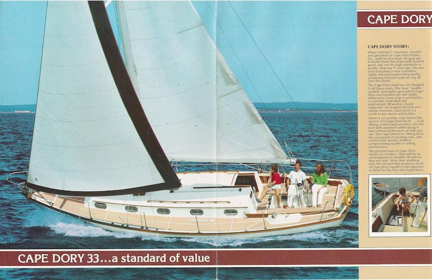 Cape Dory 33 Brochure