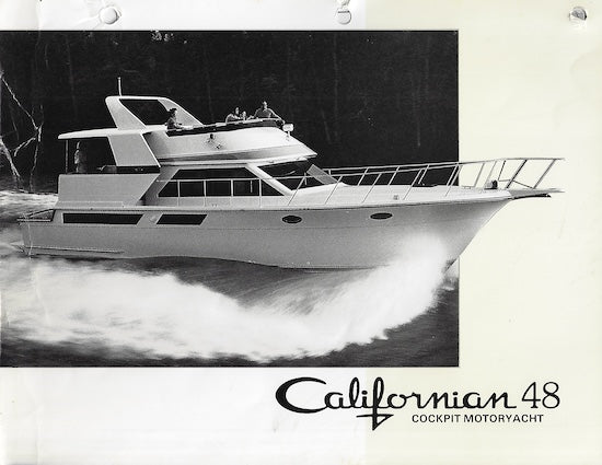 Californian 48 Cockpit Motor Yacht Brochure
