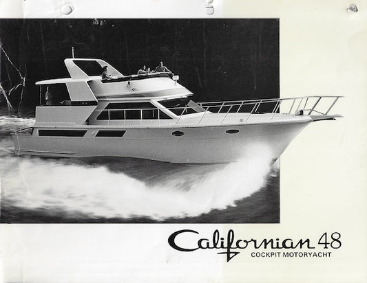 Californian 48 Cockpit Motor Yacht Brochure
