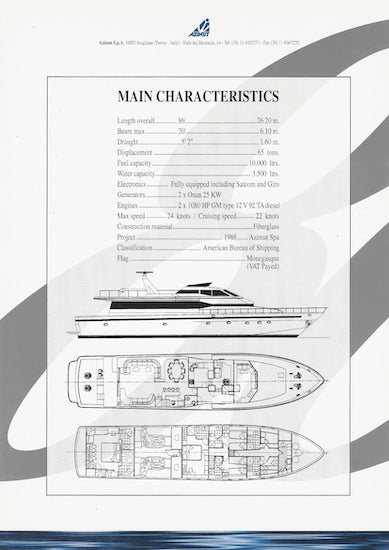 Azimut 86 Libra Star Brochure