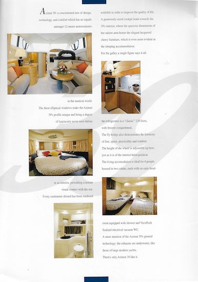 Azimut 39 Brochure
