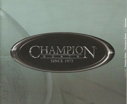 Champion 2007 Saltwater Brochure