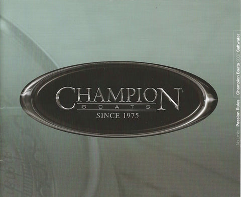 Champion 2007 Saltwater Brochure
