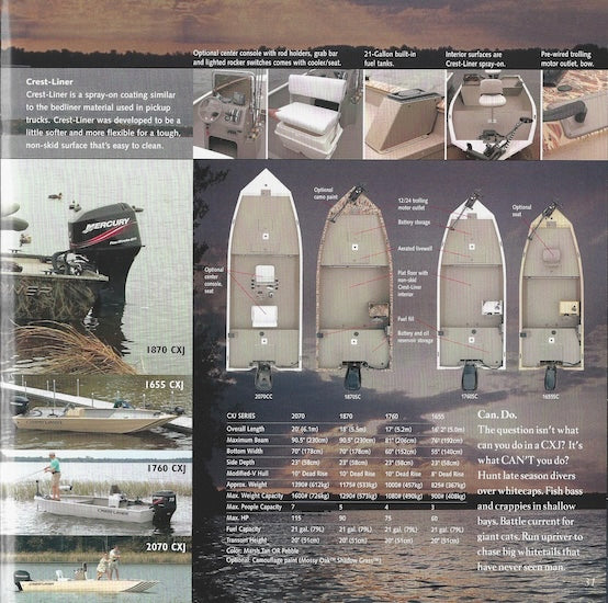 Crestliner 2008 Fishing Brochure