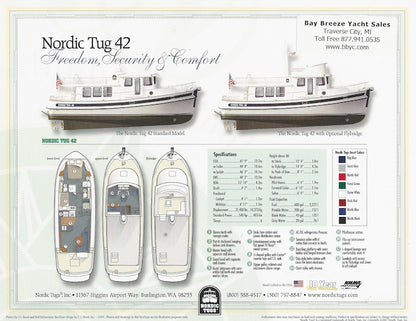 Nordic Tugs 42 Brochure