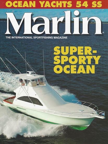 Ocean 54 Super Sport Marlin Magazine Reprint Brochure