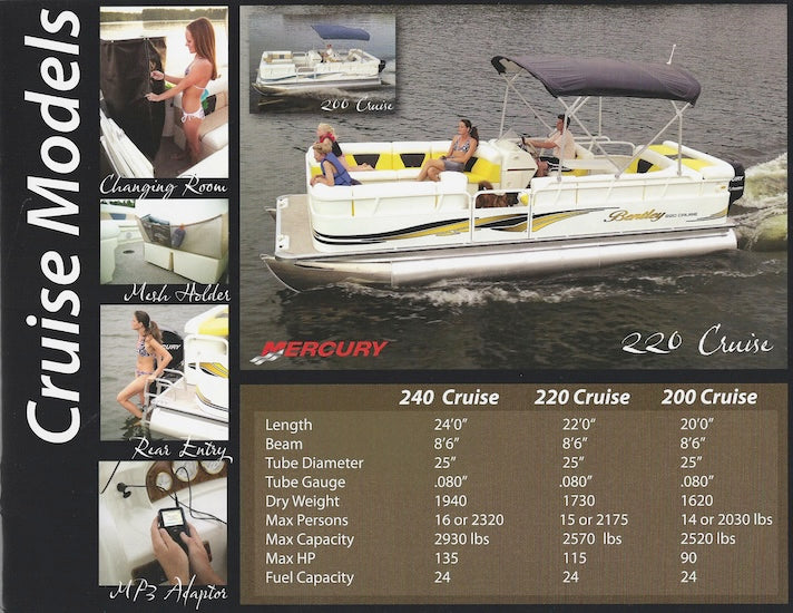 Bentley 2008 Pontoon Brochure SailInfo I