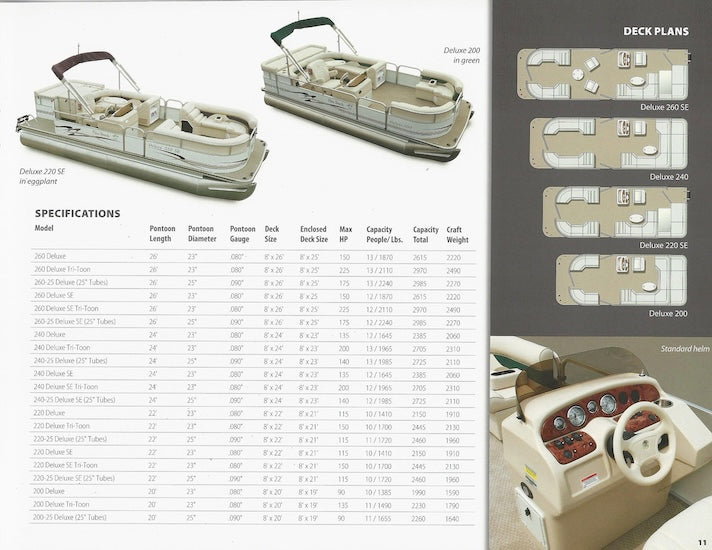 Palm Beach 2008 Pontoon Brochure