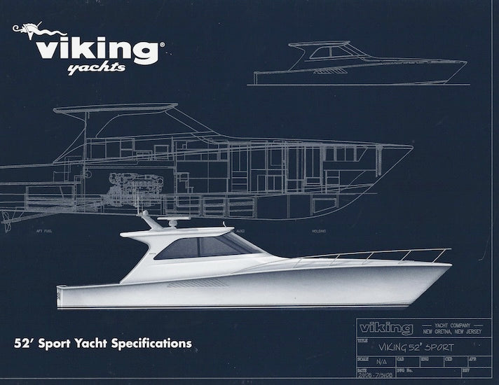 Viking 52 Sport Yacht Specification Brochure