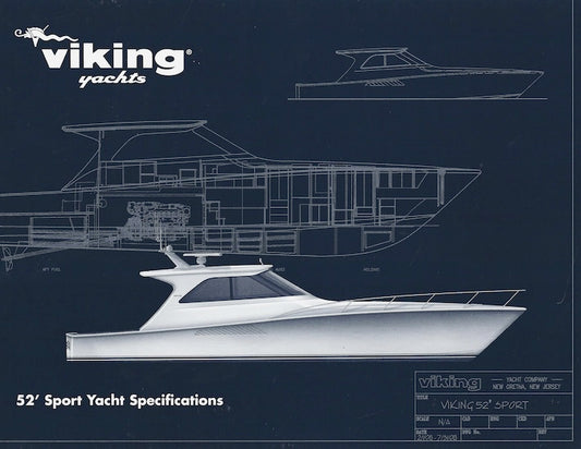 Viking 52 Sport Yacht Specification Brochure
