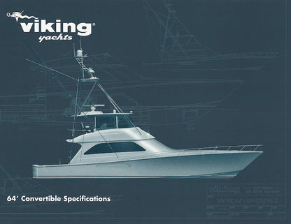 Viking 64 Convertible Specification Brochure
