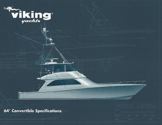 Viking 64 Convertible Specification Brochure