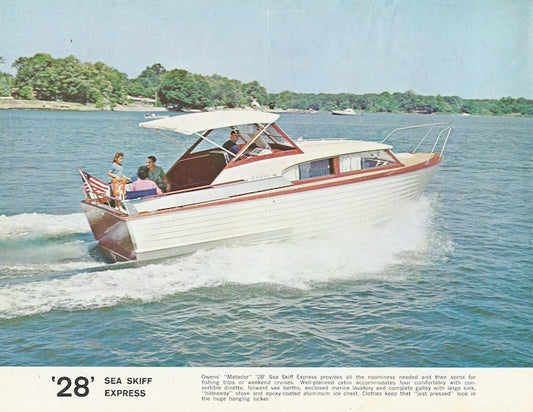 Owens Owens Matador 28 Sea Skiff Express Specification Brochure