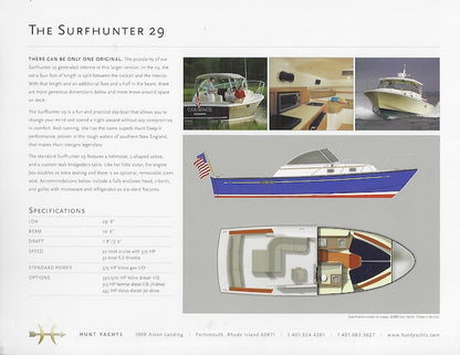 Hunt Surfhunter 29 Brochure