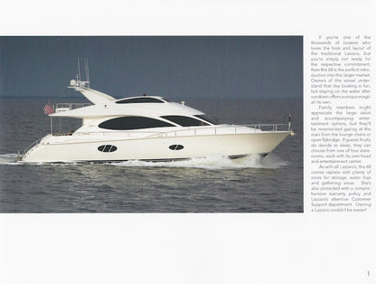 Lazzara Sport Yacht 68 Brochure