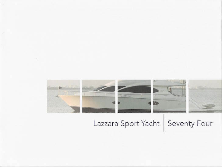 Lazzara Sport Yacht 74 Brochure
