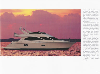 Lazzara Sport Yacht 74 Brochure