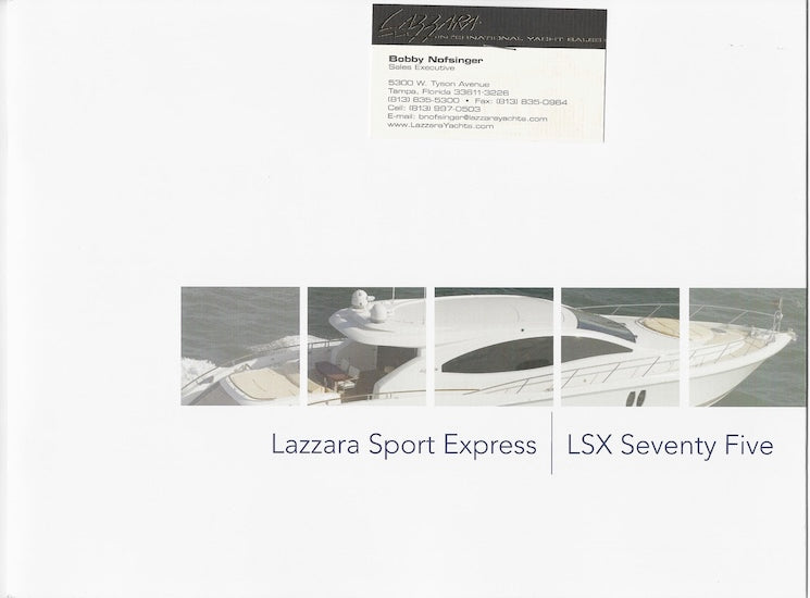 Lazzara Sport Express 75 Brochure
