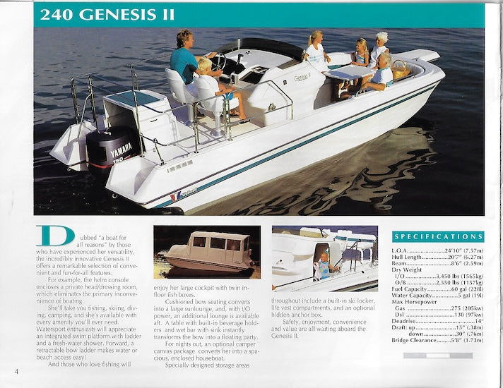 Wellcraft 1992 Brochure – SailInfo I boatbrochure.com