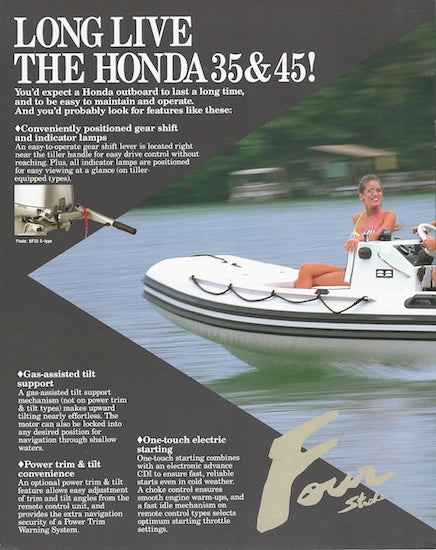 Honda 1990 Outboard Brochure