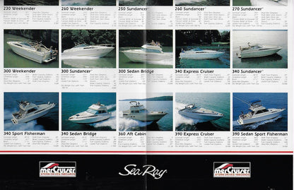 Sea Ray 1985 Poster Brochure