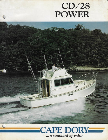 Cape Dory 28 Power Brochure
