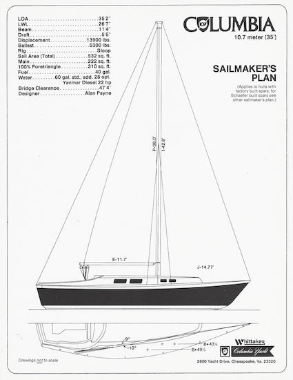 Columbia 10.7 Sailmaker Brochure