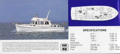 Grand Banks 1980s Brochure