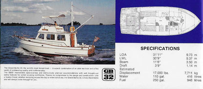 Grand Banks 1980s Brochure