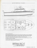 Bertram 28 II Flybridge Cruiser Specification Brochure