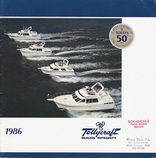 Tollycraft 1986 Brochure
