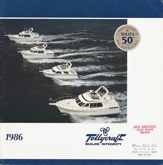 Tollycraft 1986 Brochure