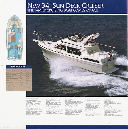 Tollycraft 1986 Brochure