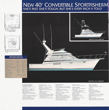 Tollycraft 1986 Brochure