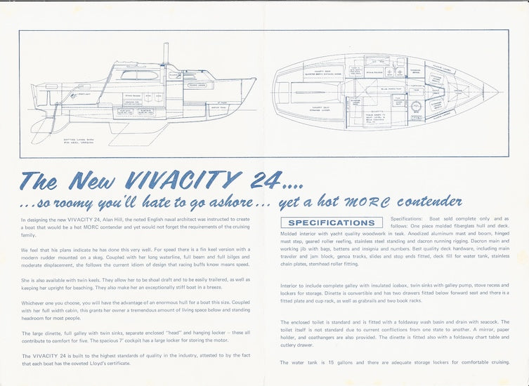 Russell Marine Vivacity 24 Digital Brochure Package
