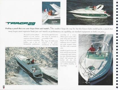 Fairline 1998 Targa & Phantom Brochure