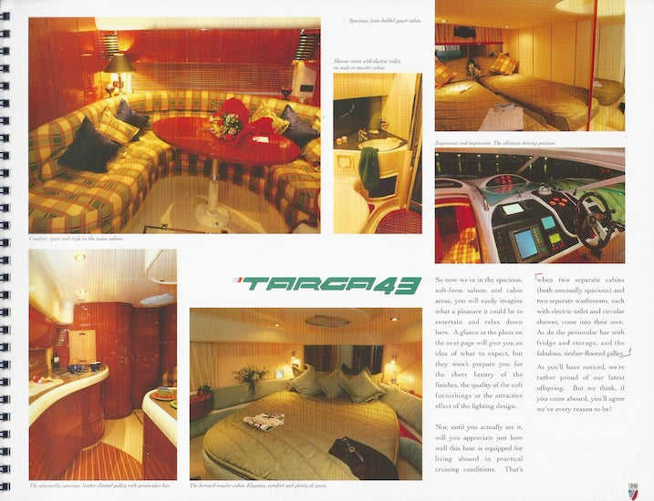 Fairline 1998 Targa & Phantom Brochure