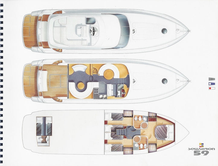 Fairline 1998 Squadron Brochure