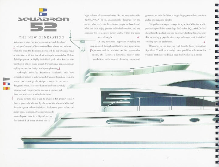 Fairline 1998 Squadron Brochure