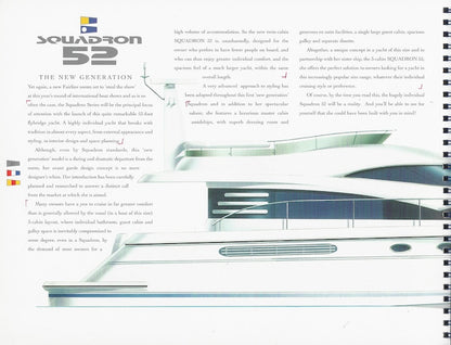 Fairline 1998 Squadron Brochure