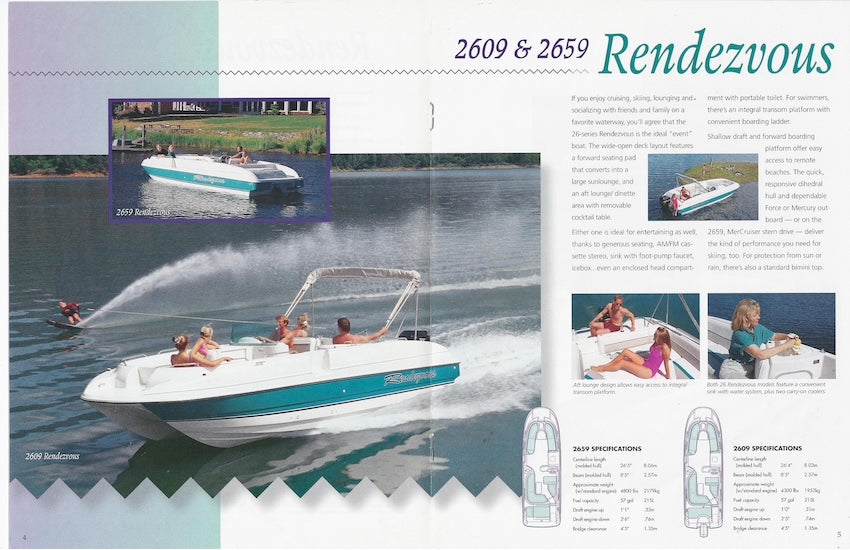 Bayliner 1996 Rendezvous Brochure