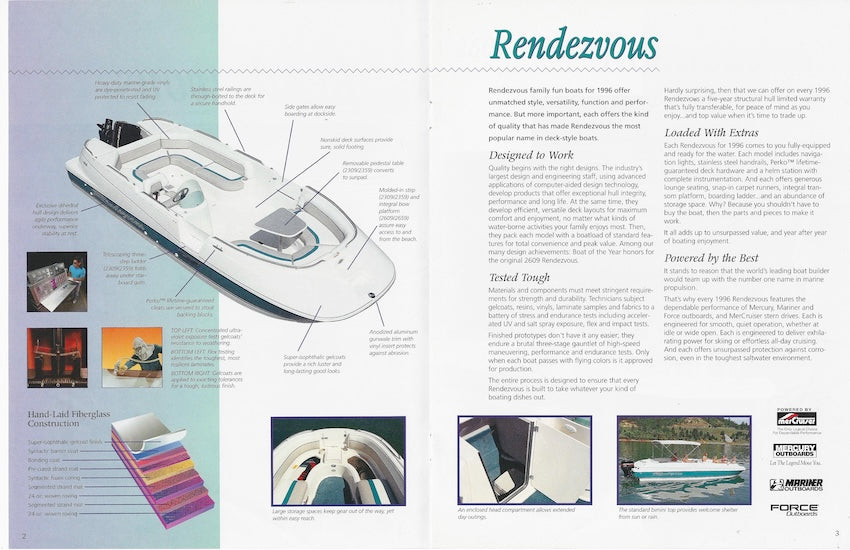 Bayliner 1996 Rendezvous Brochure