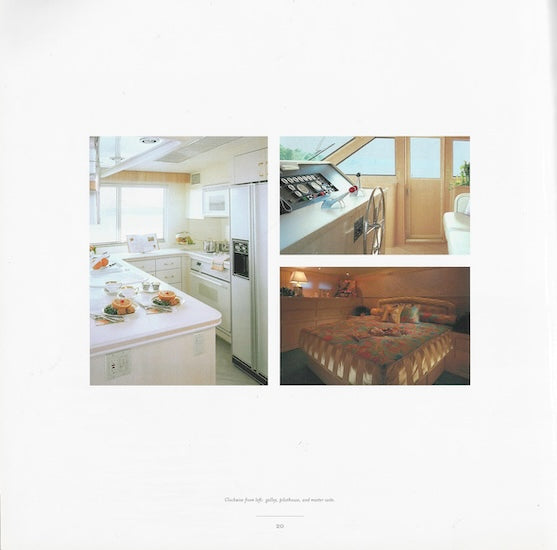 Hatteras 1997 Oversize Motor Yacht / Express Brochure