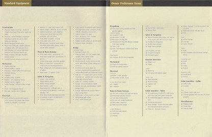 Carver 350 Mariner Specification Brochure