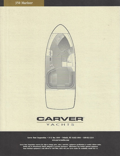 Carver 350 Mariner Specification Brochure