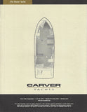 Carver 356 Aft Cabin Specification Brochure
