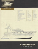 Carver 396 Motoryacht Specification Brochure