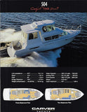 Carver 504 Cockpit Motoryacht Specification Brochure
